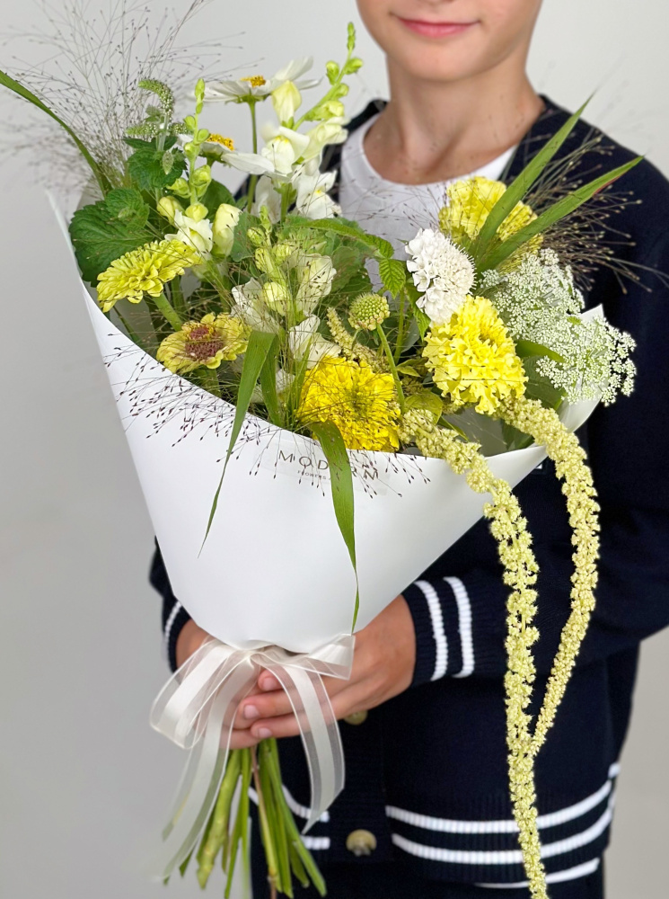 БУКЕТ ИЗ ФЕРМЕРСКИХ ЦВЕТОВ С КОСМЕЕЙ И АМАРАНТОМ БУКЕТ ИЗ ФЕРМЕРСКИХ ЦВЕТОВ С КОСМЕЕЙ И АМАРАНТОМ